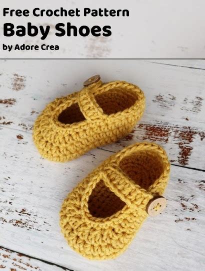 Free Crochet Pattern Baby Shoes · Free Crochet Patterns