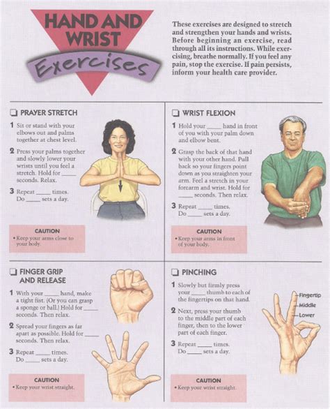 Hand And Wrist Exercises These Exercises Are Designed To Stretch And