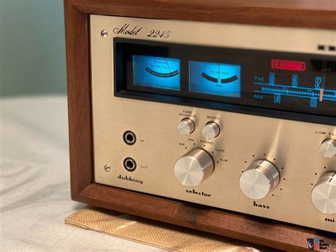 Champagne Engraved Marantz Model Am Fm Stereo Receiver Fully Serviced Wc Wood Case