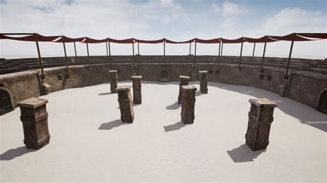 Arena For Battles By Blacksmith In Environments Ue4 Marketplace