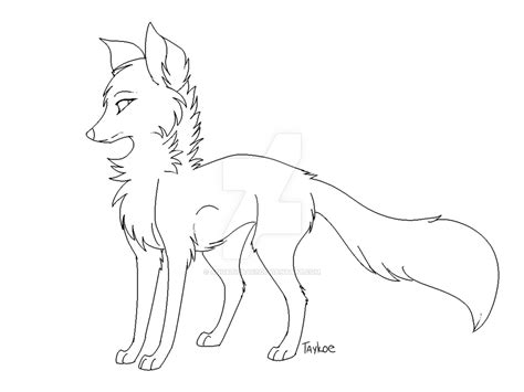 Fox Furry Base Coloring Pages