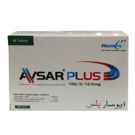 Avsar Plus 1605125mg Tablets 28s