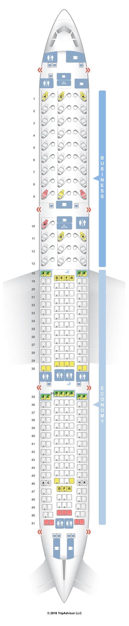 SeatGuru Seat Map Air Canada Airbus A330 300 333 V1