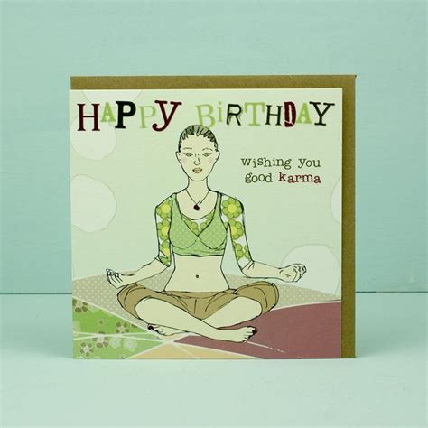 11 Custom Yoga Happy Birthday Card In 2020 Happy Birthday Cards