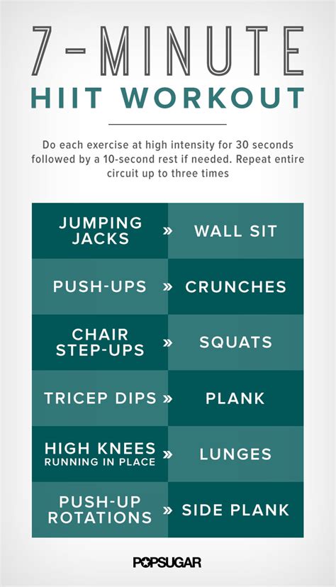 This 7 Minute Workout Targets Belly Fat Popsugar Fitness Uk