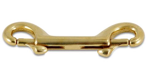 Double Ended Brass Snaps For Buckets Stall Doors Etc
