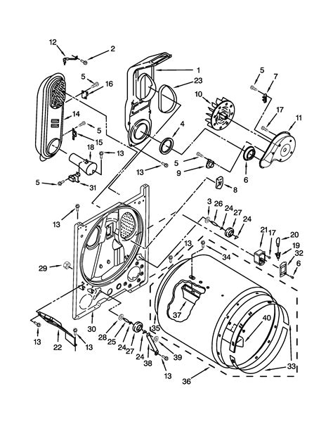 Parts Diagram For Whirlpool Dryer