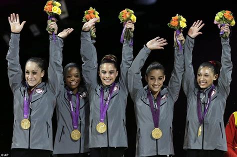 London 2012 Us Gymnastics Captures Olympic Gold Medal Over Russia
