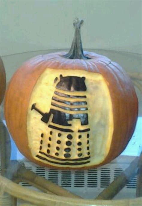 Dalek Pumpkin Doctor Who Pumpkin Carving Doctor Who Pumpkin