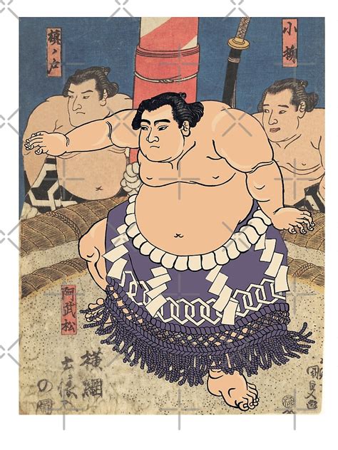 Sumo Wrestler Japanese Sumo Wrestling Match Sumo Art Japan Sport
