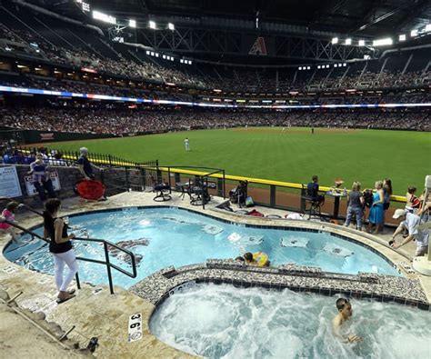 Ballpark Quirks Taking A Dip In Chase Fields Swimming Pool Sports
