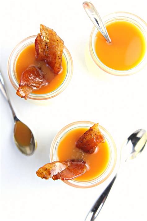Panna cotta is a wibbly wobbly dessert that is sure to please. Salted Caramel Panna Cotta with Candied Bacon - bell' alimento