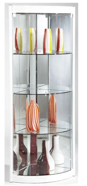 They tend to function similarly to standard curios, with various display features modern: 6 White Modern Curio Cabinets For Your Home - Cute Furniture