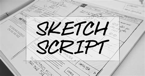 A Free Hand Drawn Font Sketch Script