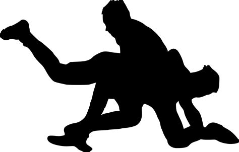 Free Png Sport Wrestling Silhouette Png Images Transparent Portable