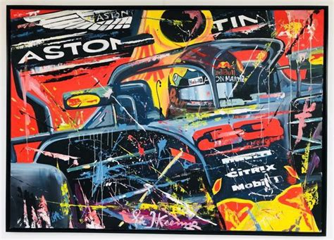Learn all about the career and achievements of eric verstappen at scores24.live! Max Verstappen Schilderij | Eric Jan Kremer 2018 ...
