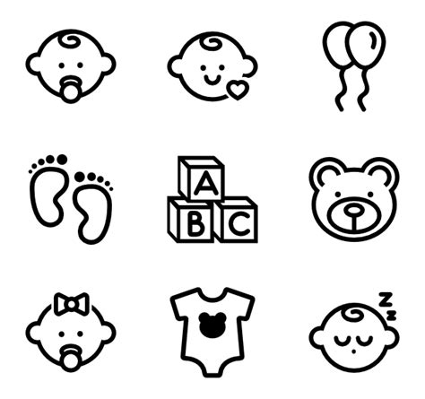 Free Free Baby Svg Icon 678 SVG PNG EPS DXF File