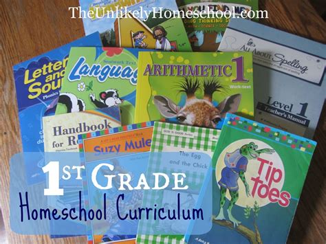 The Unlikely Homeschool 1st Grade Homeschool Curriculum