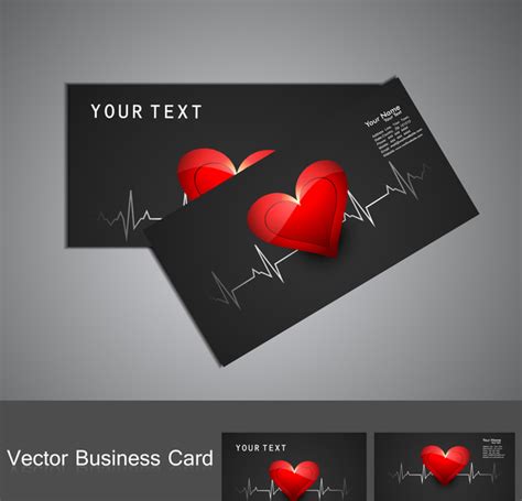 Beautiful medical business card or visiting card colorful vector design