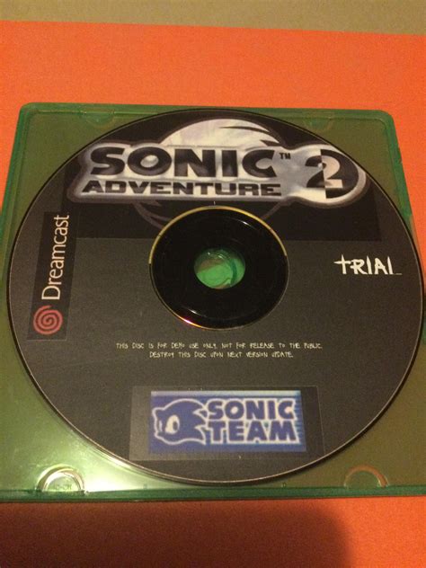Sonic Adventure 2 Internal Prototype Has Anyone Ever Seen A Disc Like