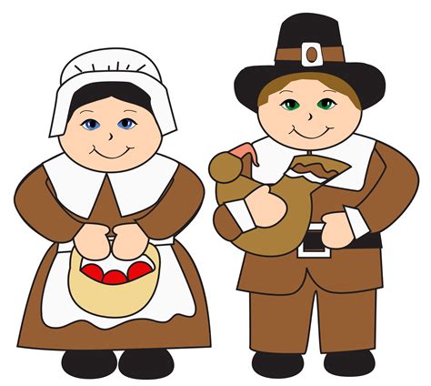 Pilgrims Thanksgiving Clip Art