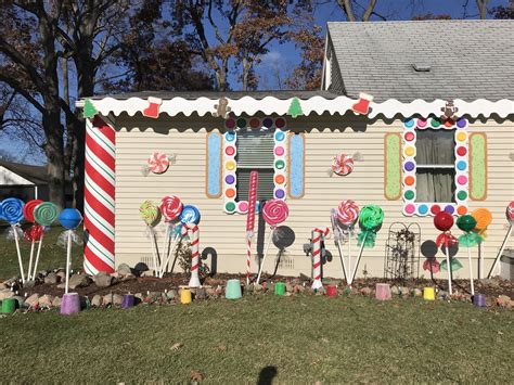 Christmas Decoration Gingerbread House DIY Outdoor Decorations