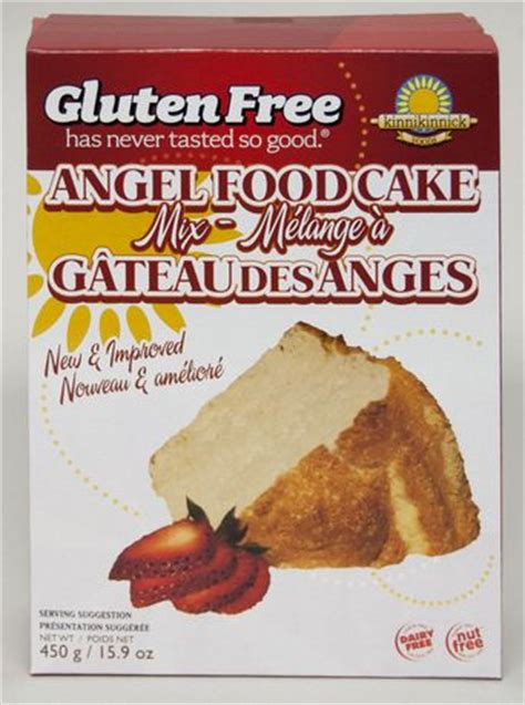 Kinnikinnick gluten free angel food cake mix , yellow cake mix, 15.9 oz. Kinnikinnick Gluten Free Angel Food Cake Mix 450g ...