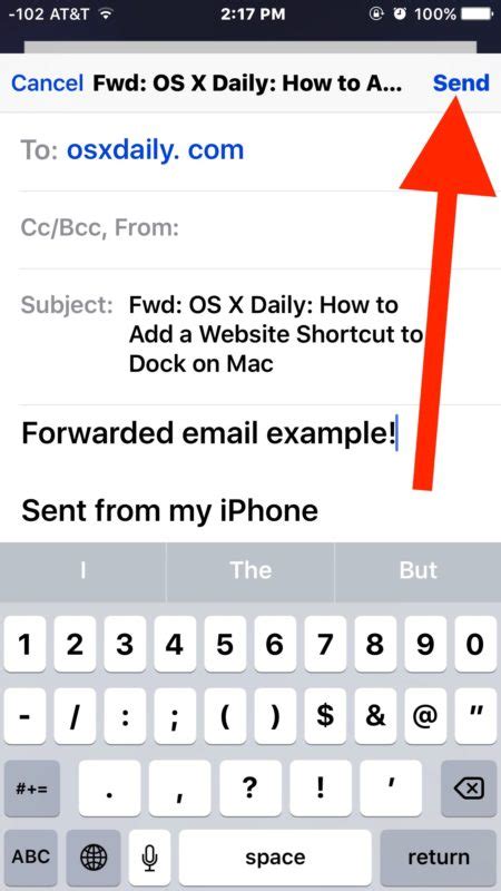 How To Forward An Email From Iphone Mail Properly