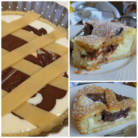 50 ml di latte circa. CROSTATA CREMA MASCARPONE NUTELLA dolce ripieno cremoso ...