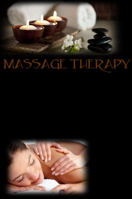 massage spa template postermywall