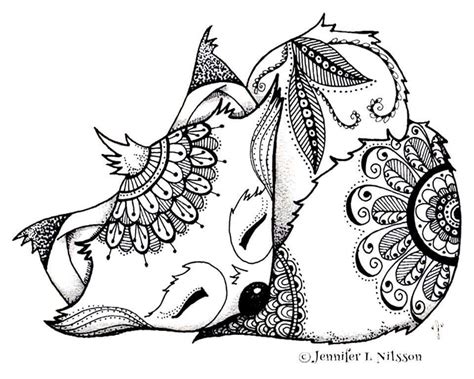 Printable Fox Coloring Pages At Free