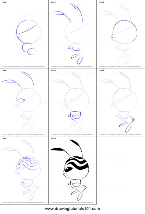 Just like f*r*i*e*n*d*s, step by step has this wonderful gallery of different personalities. How to Draw Bee Kwami from Miraculous Ladybug printable step by step drawing sheet ...