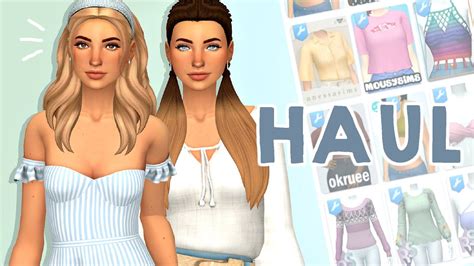 best cc finds sims 4 custom content haul maxis match youtube