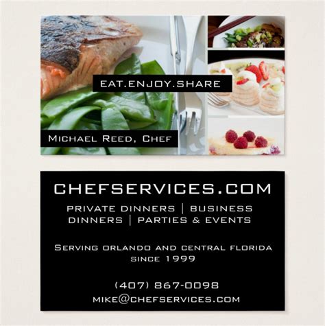 18 Catering Business Card Templates Ai Word Psd