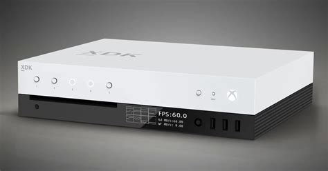 Xbox Scorpios Dev Kit Has A Frame Rate Counter On The Front Vg247