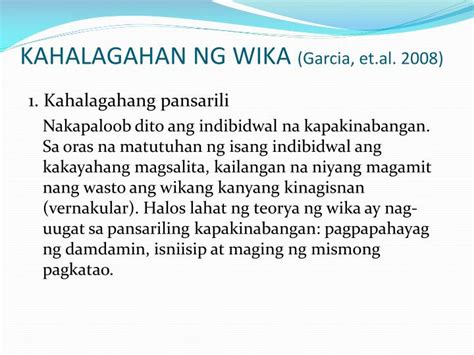 Ppt Kahulugan Katangian Kahalagahan Kapangyarihan Tungkulin At