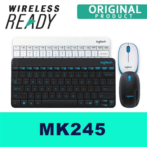 Logitech Mk245 Nano Wireless Keyboard And Mouse Set 2 Colours