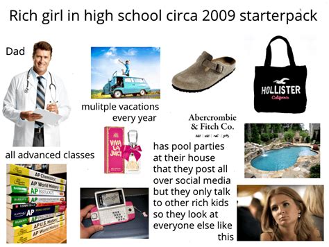 Rich Girl In High School Circa 2009 Startpack Rstarterpacks