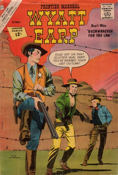 Comic Book Cover For Wyatt Earp Frontier Marshal 44 Comic Books