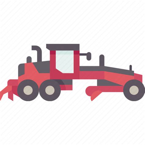 Grader Motor Road Crawler Machinery Icon Download On Iconfinder