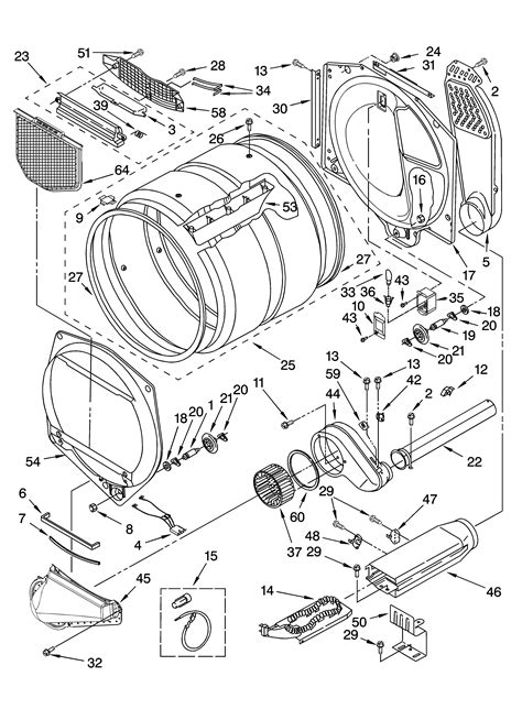 Shop for oem high quality kenmore elite he3 washer 11042824200 repair parts from parts dr. KENMORE ELITE RESIDENTIAL DRYER Parts | Model 11085866400 ...