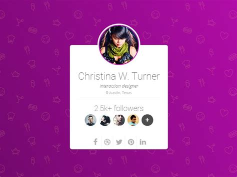 User card freebie (HTML/CSS) | Html css, Css, Web development