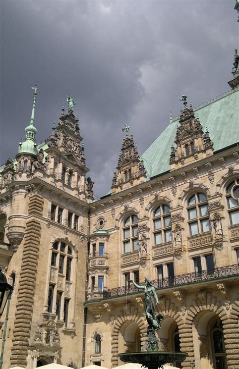 The Hamburg Rathaus Is The Rathaus—the City Hall Or Town Hall—of The