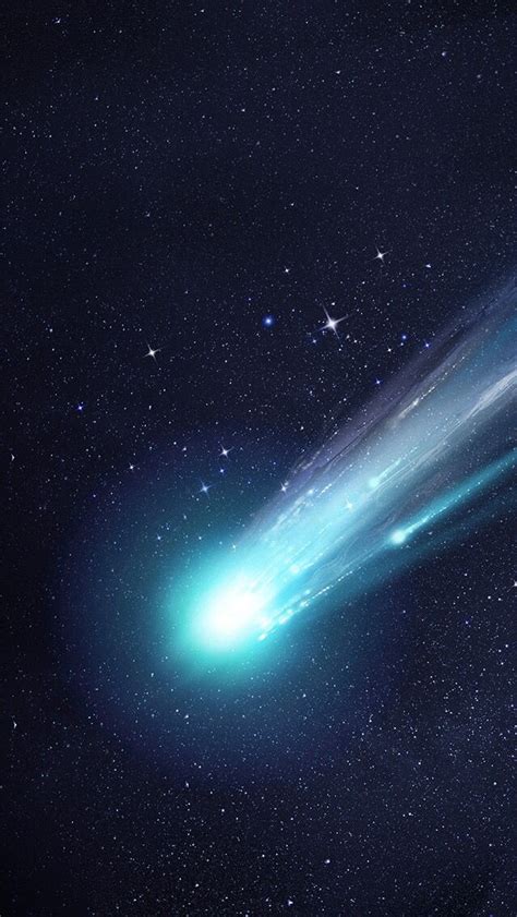 Blue Comet Wallpaper Space Astronomy Space Artwork