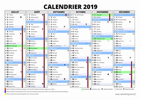 Calendrier 2019 Semaine Imprimable Pdf Word Excel Calendrier 2021