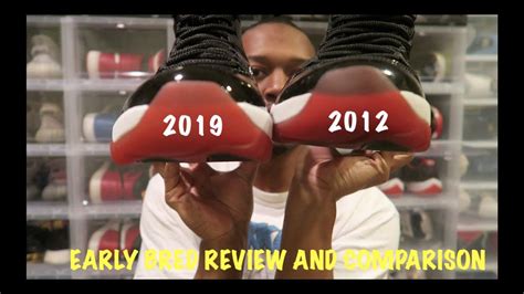 Comparing Early 2019 Jordan Bred Playoff 11s Vs 2012 Release More