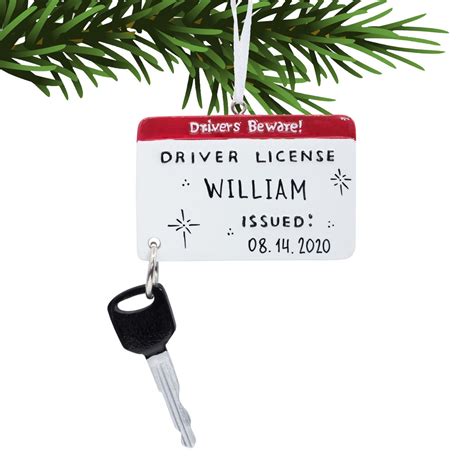 Personalized New Driver Ornament Drivers License Ornament Etsy