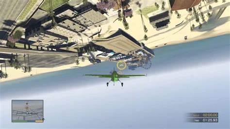 Gta V Walkthrough Hobbies And Pastimes Stunt Plane Time Trials Youtube