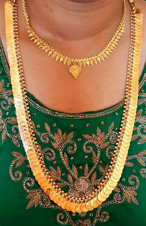 Kasula Mala Traditional South Indian Jewellery Beautiful Gold