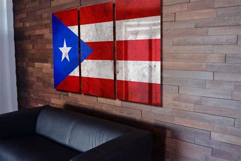 Puerto Rican Flag Poster Wall Art